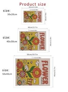 1 PMMA Tự Làm Tranh Gắn Đá Không Có Khung, phim Hoạt Hình Hoa Văn Hướng Dương Hình Chữ Nhật Tự Làm Kim Cương Unframed Tranh Cho Trang Trí Nhà - Nhiều màu - Xem 2