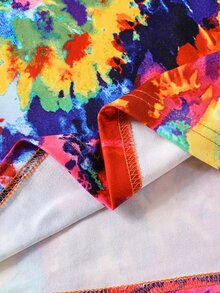 Girls Tie Dye Tee - Multicolor - View 5