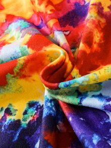 Girls Tie Dye Tee - Multicolor - View 6