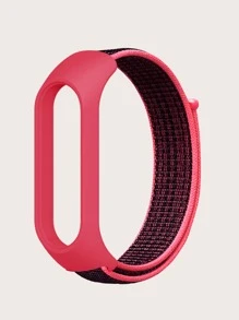 Dây đeo và hộp đựng đồng hồ móc và vòng 2 trong 1 tương thích với Xiaomi - Màu Hồng Tươi - Xem 2