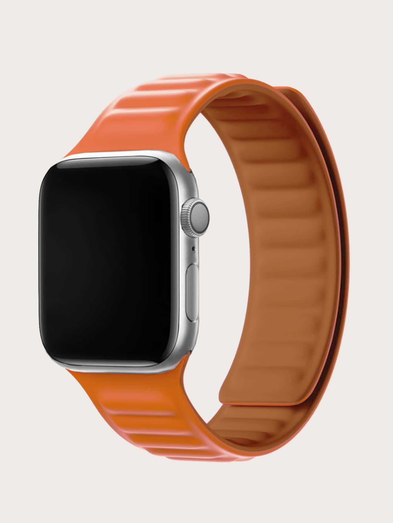1 pieza Correa de reloj compatible con Apple Watch magnético - Naranja - Ver 1
