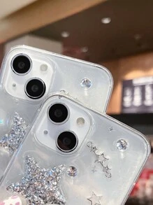 Ốp điện thoại trong suốt họa tiết ngôi sao - Trong sáng - Xem 4
