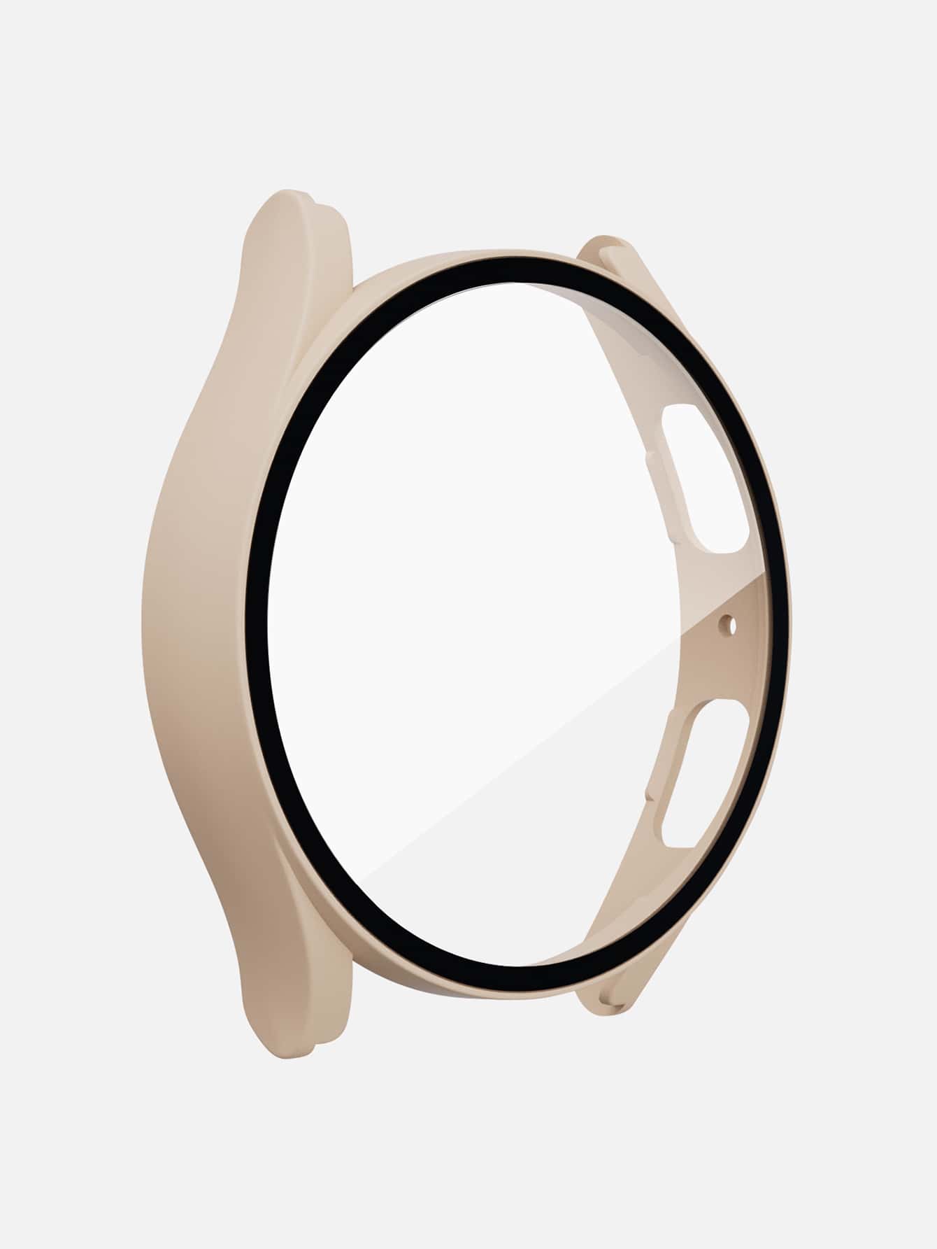 Vỏ và miếng bảo vệ màn hình 2 trong 1 Tương thích với Samsung Galaxy Watch 4/5 - Màu Hồng baby - Xem 1