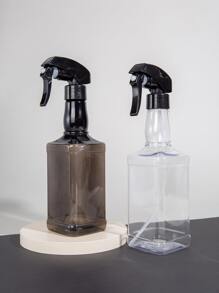 Fashion Design Hair Salon Haircut Watering Can High Pressure Fine Mist Hydrating Watering Can Household Watering Spray Bottle Haircut Gardening Watering Can 600ml 1 Transparent Color - Black - View 1