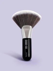 1入組柔軟彩妝大扇形化妝刷粉底腮紅腮紅粉末狀高光刷粉末狀畫筆化妝品畫筆 - 黑色 - 查看 2