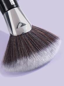 1入組柔軟彩妝大扇形化妝刷粉底腮紅腮紅粉末狀高光刷粉末狀畫筆化妝品畫筆 - 黑色 - 查看 4