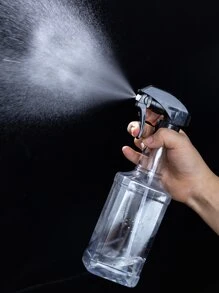 Fashion Design Hair Salon Haircut Watering Can High Pressure Fine Mist Hydrating Watering Can Household Watering Spray Bottle Haircut Gardening Watering Can 600ml 1 Transparent Color - Black - View 3