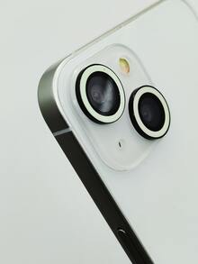 2入組夜光鏡頭保護適用於iphone - 白色 - 查看 3