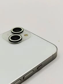 2入組夜光鏡頭保護適用於iphone - 白色 - 查看 4