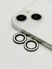 2入組夜光鏡頭保護適用於iphone - 白色 - 查看 5