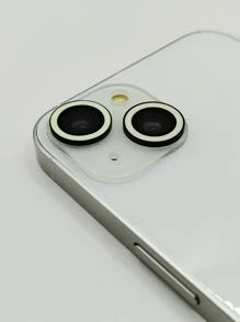 2入組夜光鏡頭保護適用於iphone - 白色 - 查看 6