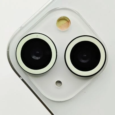 2入組夜光鏡頭保護適用於iphone