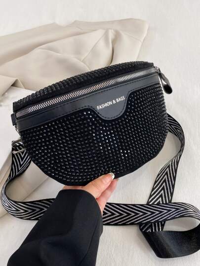 水鑽裝飾腰包