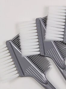 3pcs Dye Brush,3pcs Plastic Reusable Washable Durable Hair Coloring Tool/Hair Dye Brush For Salon For Hair Styling For Dyeing Hair For All Hair Types - Grey - View 5