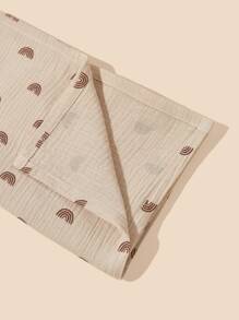 1 件婴儿彩虹图案襁褓毯爱情人节 - 彩色 - 查看 5