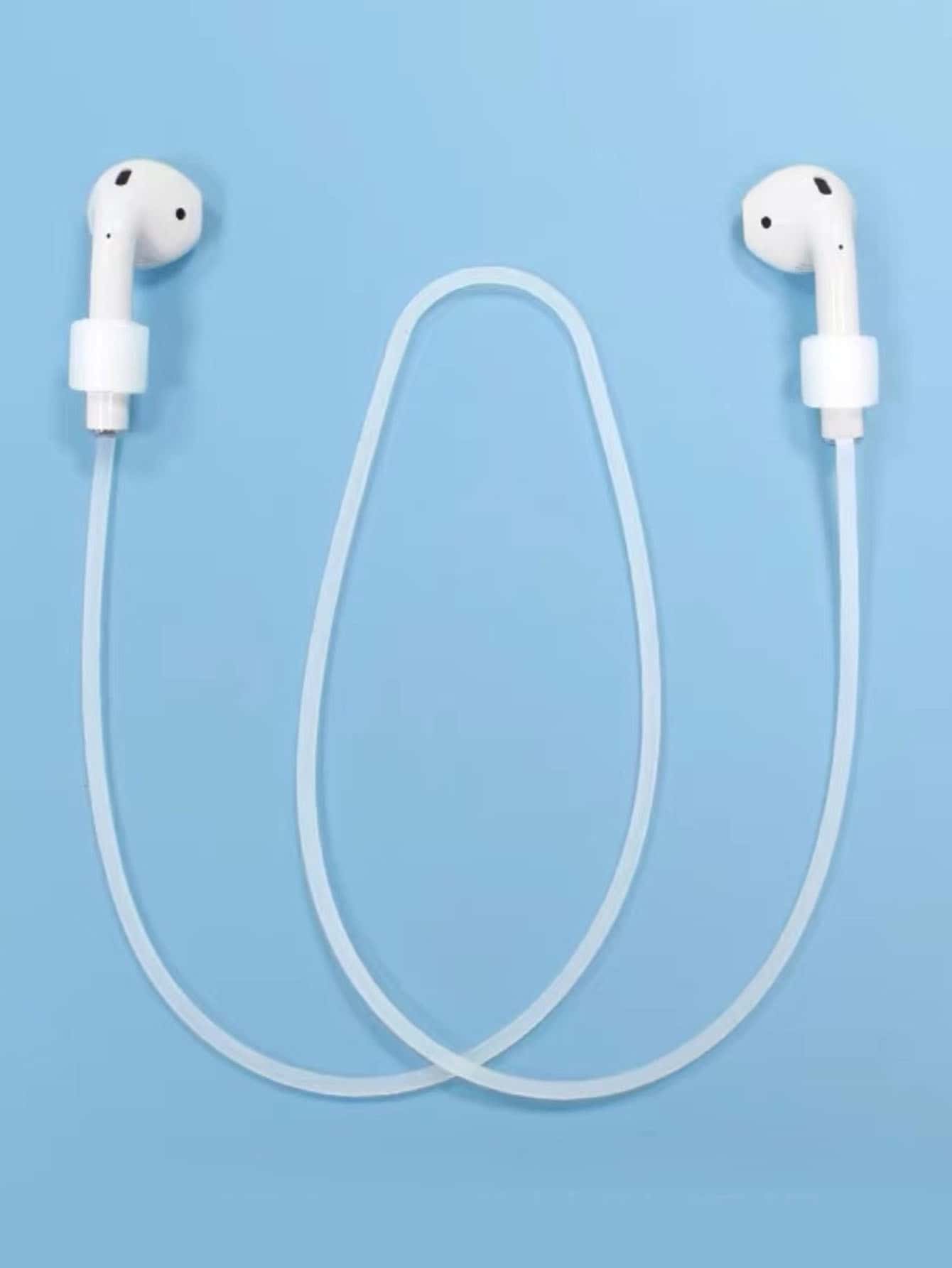1入組矽膠耳機防丟繩索 - 白色 - 查看 1