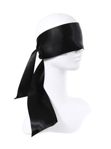 Solid Costume Eye Shield - Black - View 1