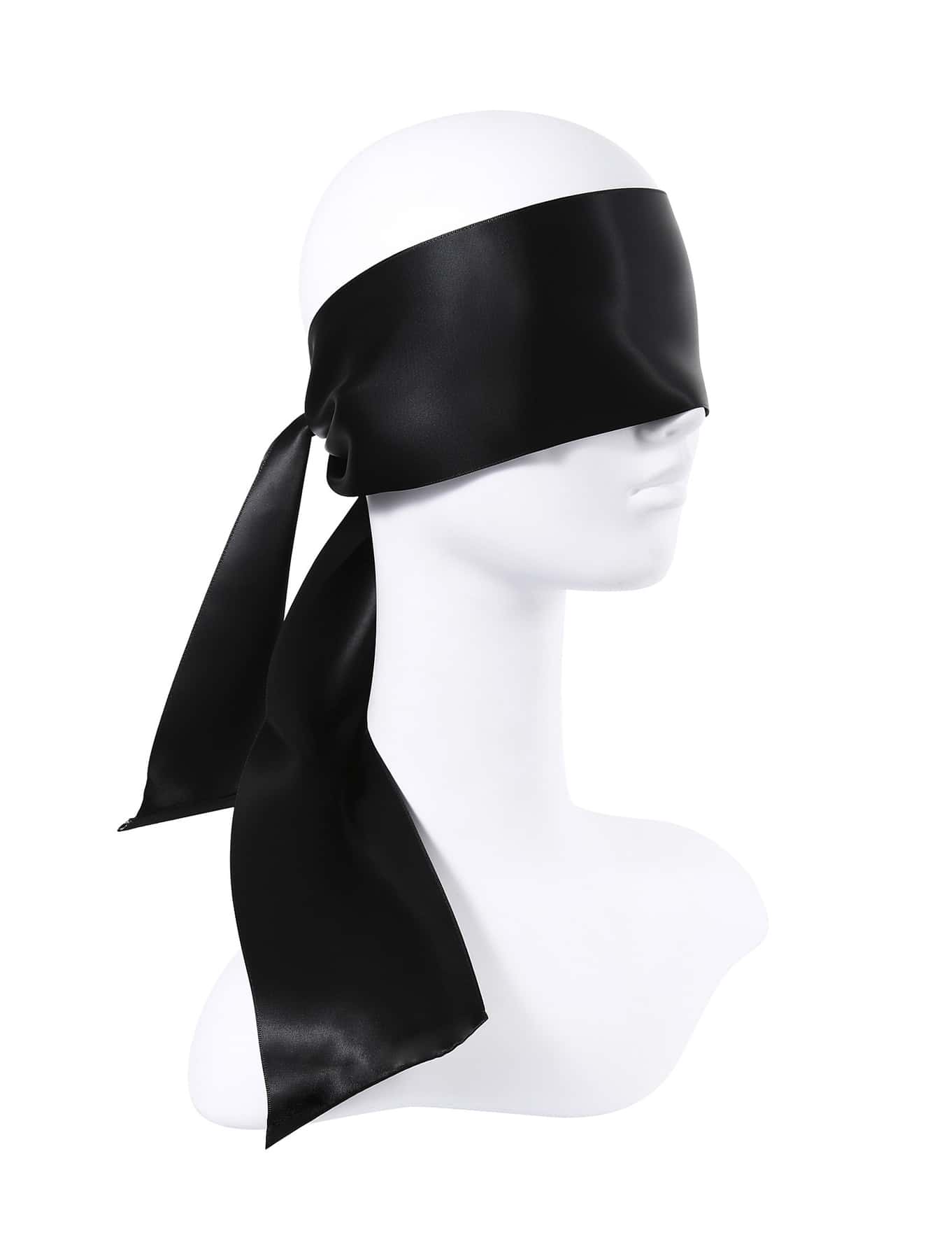 Solid Costume Eye Shield - Black - View 1
