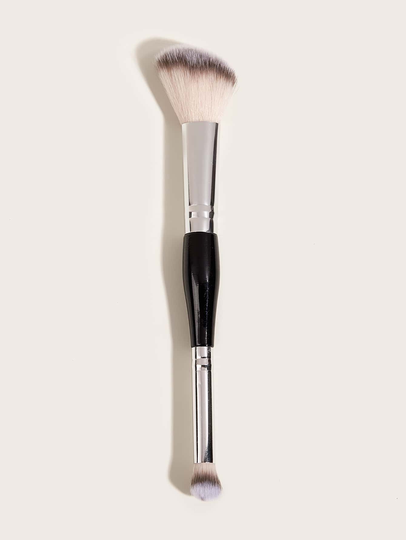 2-In-1 Dual Head Contour Brush,Foundation Brush,Concealer Brush,Blush Brush,Contour Brush,Blush Brush,Bronzer Brush,Powder Brush,Foundation Brush,Blush Brush - Black - View 1