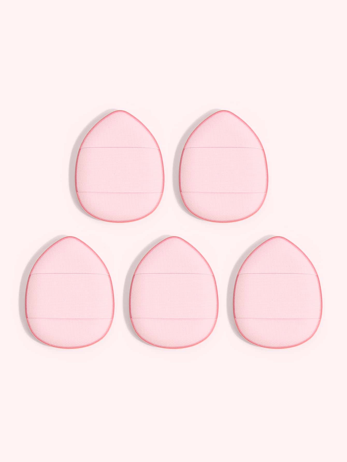 MAANGE 5 Mini Kích Thước Ngón Tay Bộ Bông Trang Điểm Mút Trang Điểm Kem Nền Che Khuyết Điểm Chi Tiết Bông Phấn Mỹ Phẩm Chuyên Nghiệp Đệm Puff Dụng Cụ Trang Điểm - Hồng - Xem 1