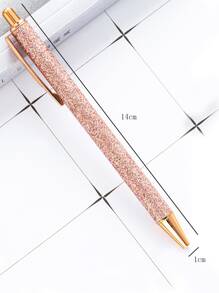 1入組金屬亮絲圓珠筆