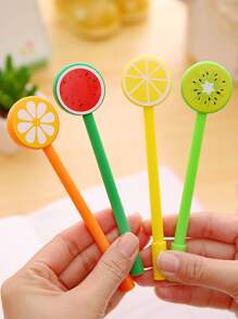 2 piezas Pluma de gel sandía - Verde Oscuro - Ver 3