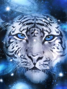 SHEIN Boys 3D Tiger Print Tee - Multicolor - View 4