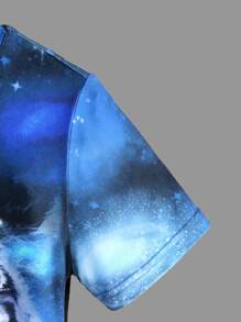 SHEIN Boys 3D Tiger Print Tee - Multicolor - View 6