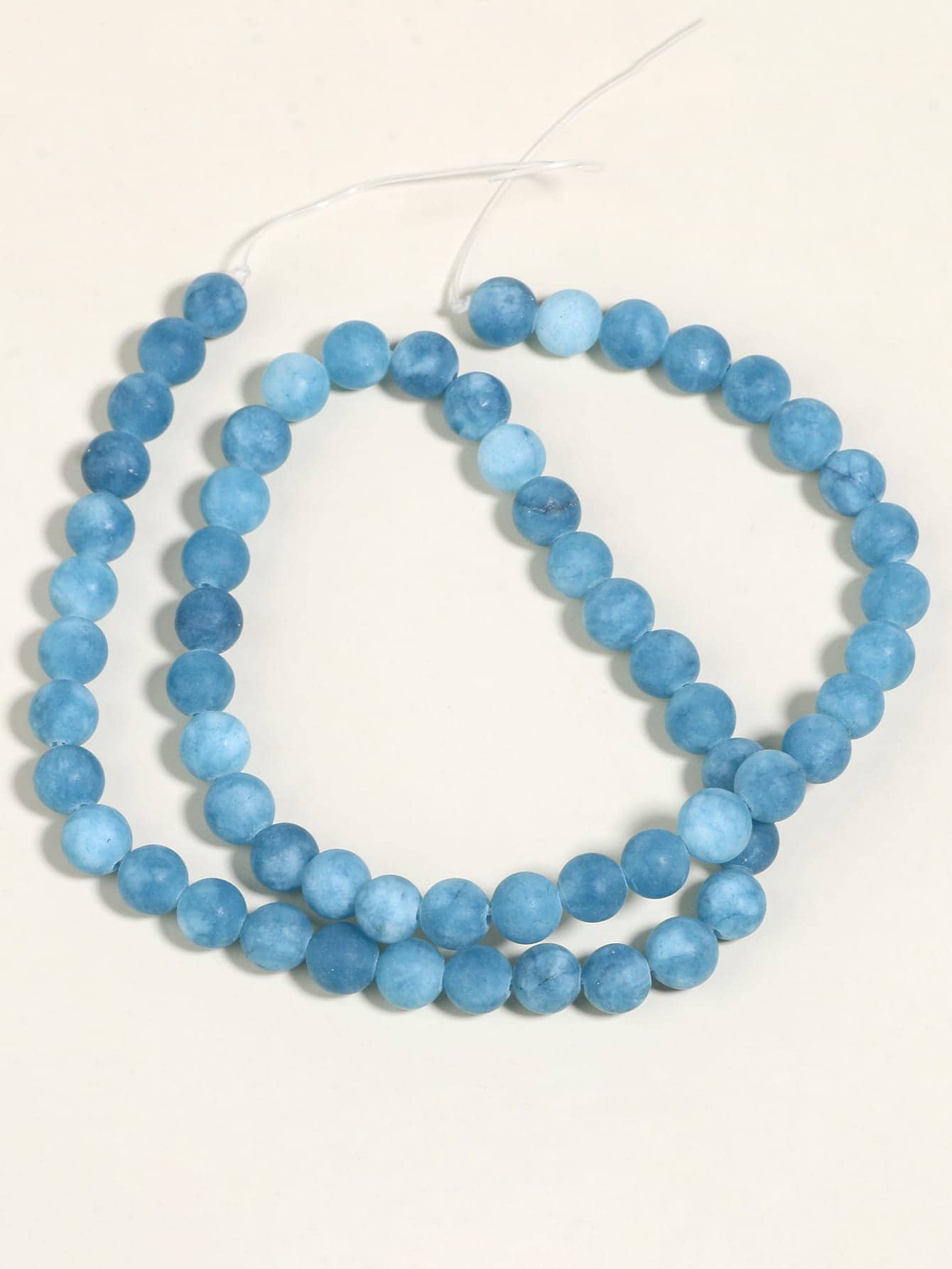 1strand 6mm Bead DIY Jewelry Accessory - Blue - View 1