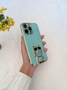 perro Funda para móvil con invisible Soporte - Verde - Ver 2
