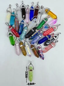 30入組/套幾何DIY吊墜 - 彩色 - 查看 3