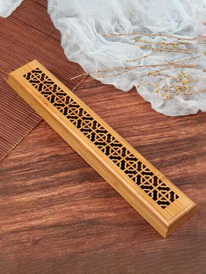 1入組幾何樣式鏤空復古竹子適用於家庭