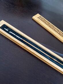 1入組幾何樣式鏤空復古竹子適用於家庭 - 卡其色 - 查看 4