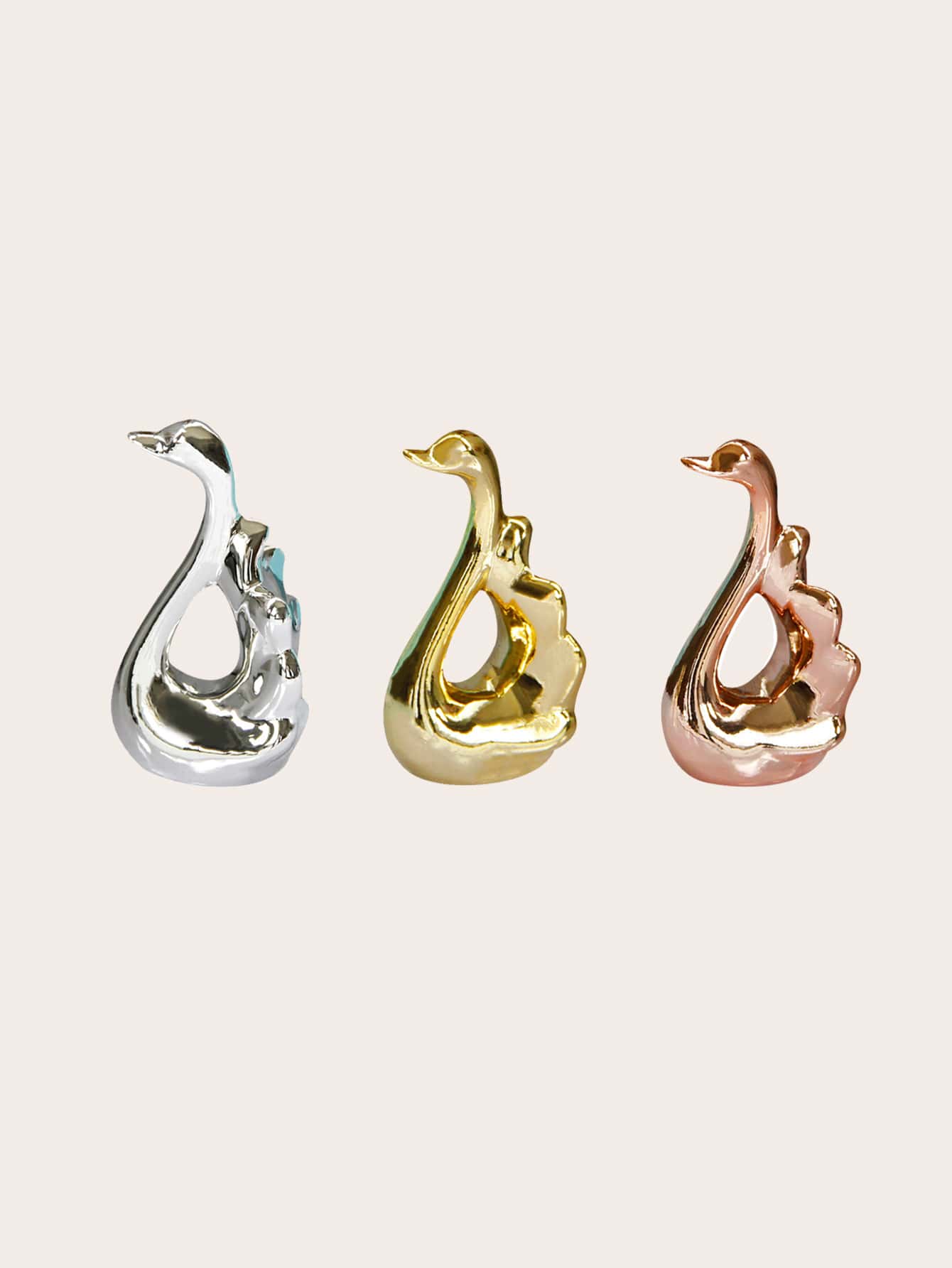1 Stück Schwan Design Dekoration Handwerk, kleine goldene  Porzellanverzierung für Heimdekoration | aktuelle Trends, günstig kaufen |  SHEIN Deutschland