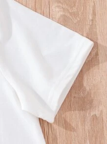 Girls Butterfly & Floral Print Tee - White - View 4