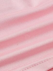 SHEIN ICON Rhinestone Star Pattern Backless Halter Top - Baby Pink - View 5