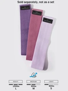 Banda de resistencia circular LEMONFIT para entrenamiento de cadera y glúteos - Morado - Ver 8