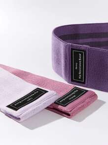 Banda de resistencia circular LEMONFIT para entrenamiento de cadera y glúteos - Morado - Ver 5