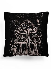 ROMWE Galaxy & Mushroom Print Cushion Cover Without Filler - Multicolor - View 1