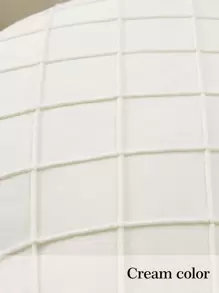 1pc Solid Cushion Cover, Simple White Polyester Pillow Cover For Bedroom Living Room Sofa Chair, Pillow Insert Not Included - White - View 3