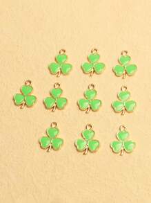 10 piezas Colgante DIY trébol - Multicolor - Ver 1