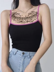 1 pieza Tatuaje temporal grande para el torso, diseño de patrón de símbolos abstractos para el pecho, abdomen, espalda - Negro - Ver 1