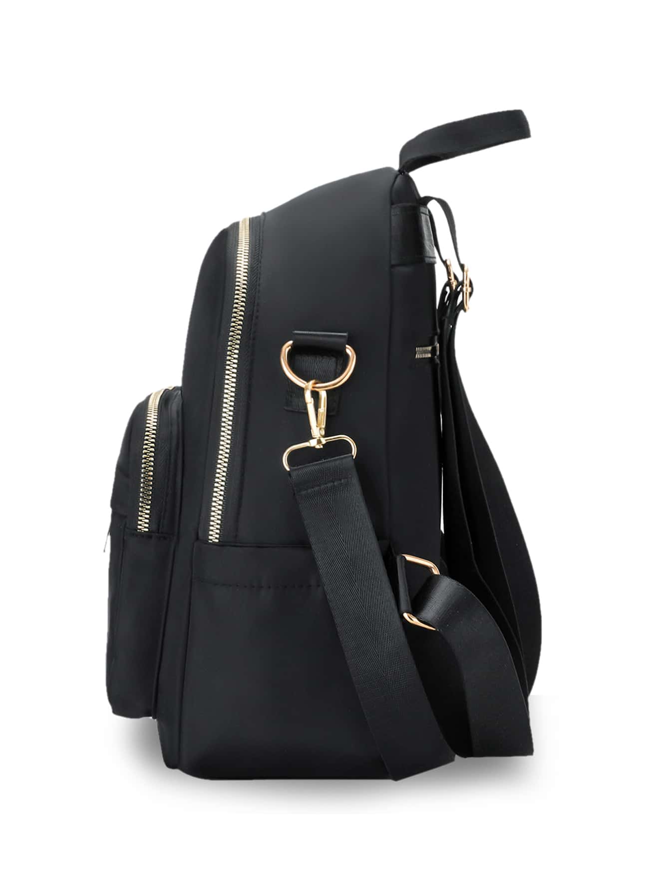 Mochila pequeña minimalista y duradera para mujer de estilo clásico y casual, portátil para niñas adolescentes, estudiantes universitarias, novatas y trabajadoras de oficina. Perfecta para llevar al trabajo, negocios, para tus desplazamientos diarios y con gran capacidad para llevar tu portátil. También apta para niños y hombres. Perfecta para la universidad, escuela elementa, media, alta, el estadio, deportes y viajes cortos. Ligera y resistente. - Negro - Añade 3