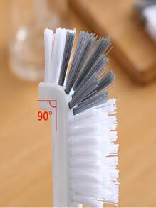 1入組塑膠清潔雙色多功能長柄深層清潔刷