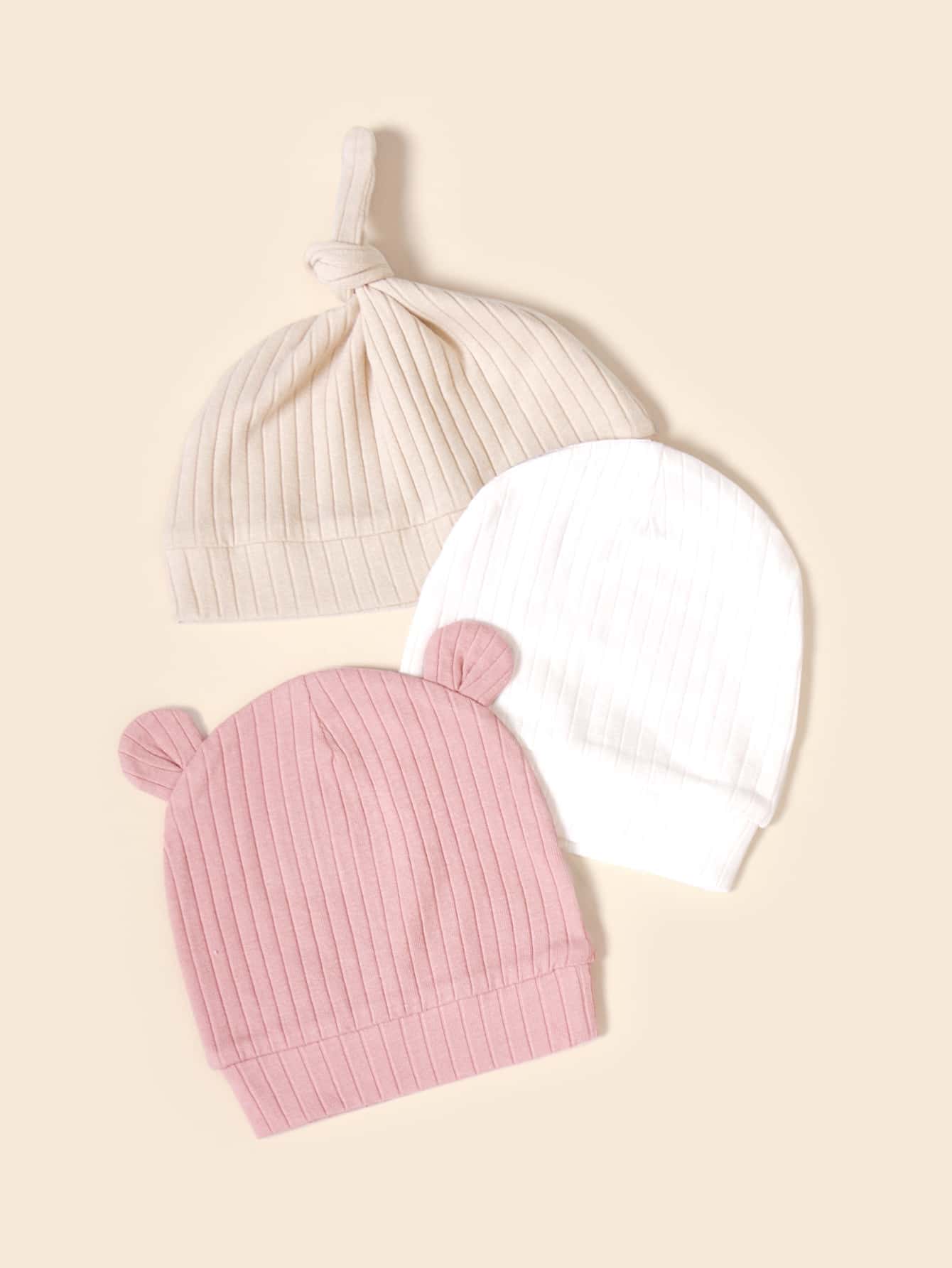 Bebé 3 piezas Sombrero unicolor - Multicolor - Ver 1