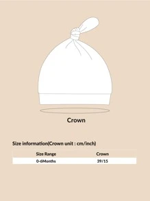 Bebé 3 piezas Sombrero unicolor - Multicolor - Ver 6