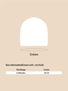 Bebé 3 piezas Sombrero unicolor - Multicolor - Ver 7