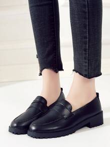 Giày nêm & Phẳng của Nữ màu trơn Sẵn sàng - màu đen - Xem 2