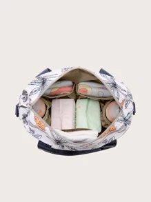 花卉圖案尿布包 - 彩色 - 查看 5