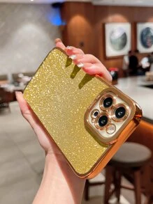 Plating Glitter Phone Case - Gold - View 2